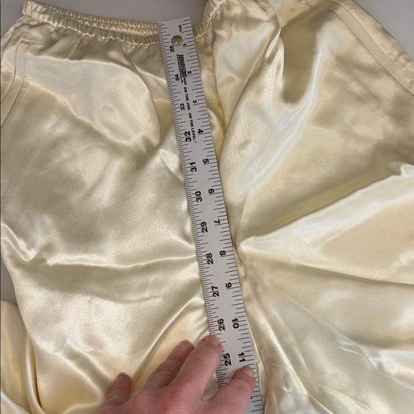 J Crew Tall Cosmo pant in luster charmeuse Tall Small Ivory Lace - Picture 8 of 9